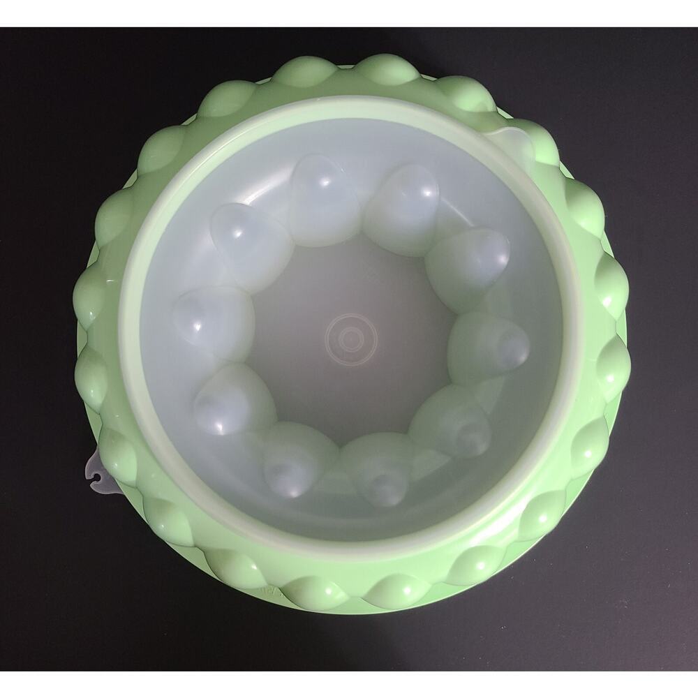 Tupperware Jello Mold Ice Ring Mint Green
